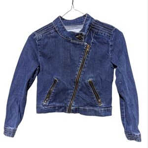 Girls Tucker and Tate Moto Jean Jacket